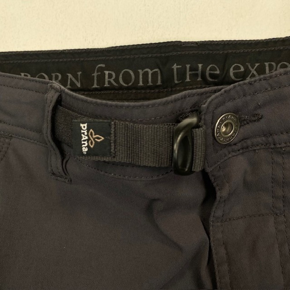 Prana Zion Mens 34x32 Charcoal Gray Hiking Cargo Pants Straight Leg M4ST32116 - Picture 4 of 10